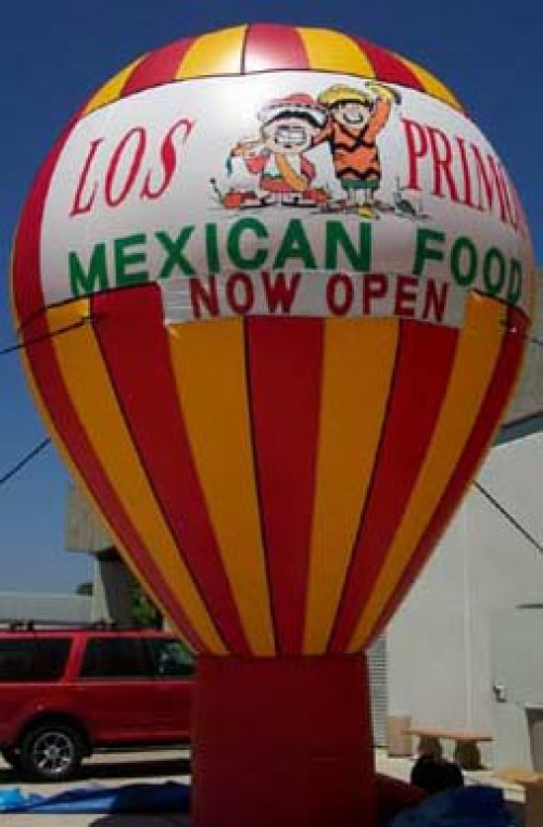 Hot Air Balloon Shaped Inflatables los primos hab 25'